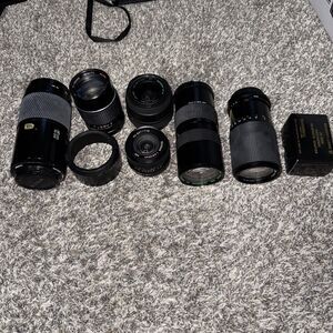 Bundle Of Vintage Camera Lens